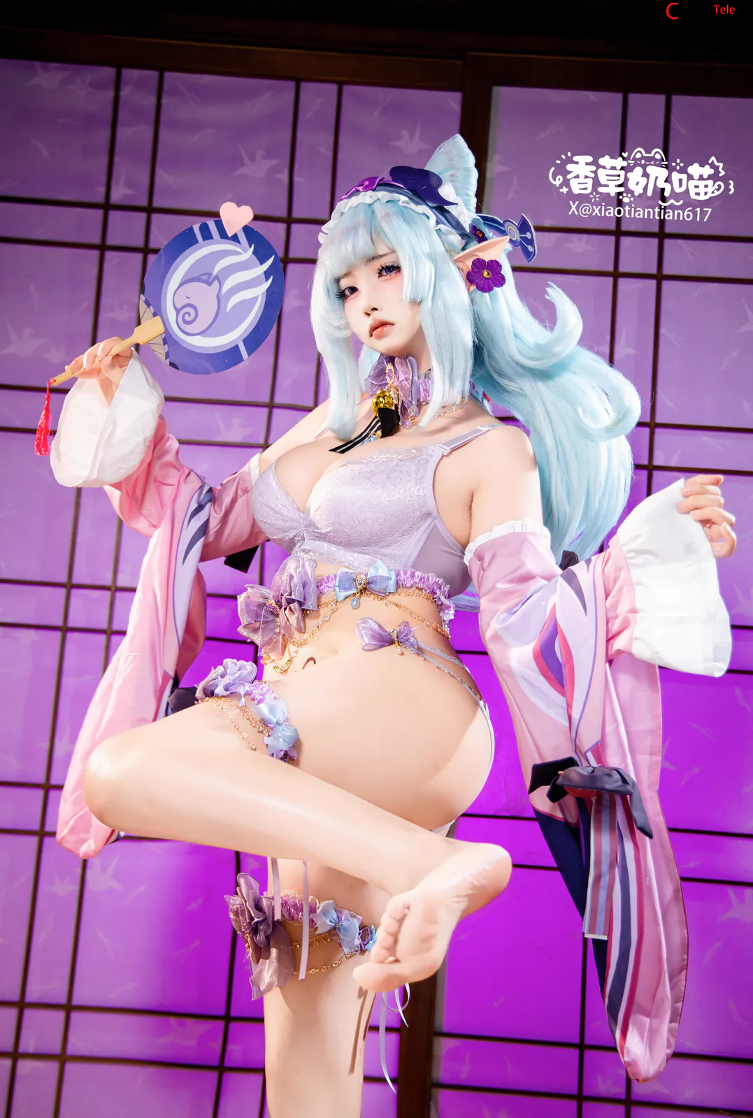 筱田甜 (xiaotiantian617) cosplay Yumemizuki Mizuki – Genshin Impact “178 photos” 第23张图