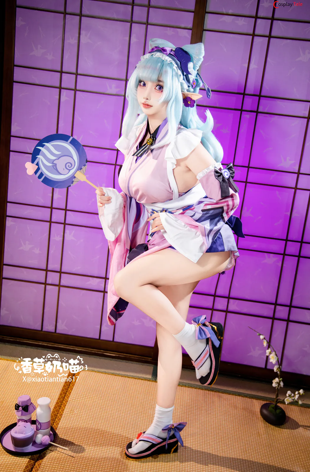 筱田甜 (xiaotiantian617) cosplay Yumemizuki Mizuki – Genshin Impact “178 photos” 第31张图