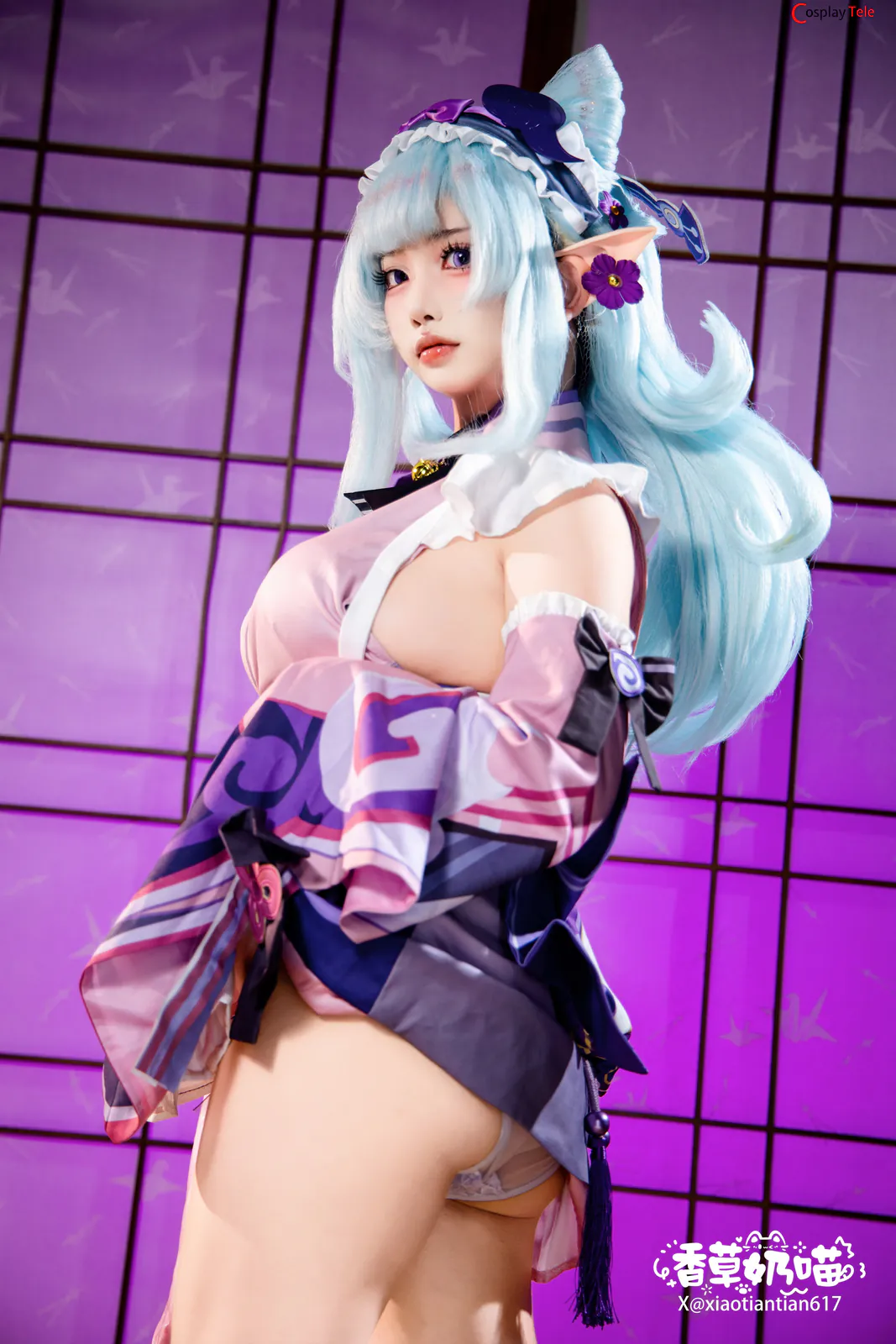 筱田甜 (xiaotiantian617) cosplay Yumemizuki Mizuki – Genshin Impact “178 photos” 第34张图