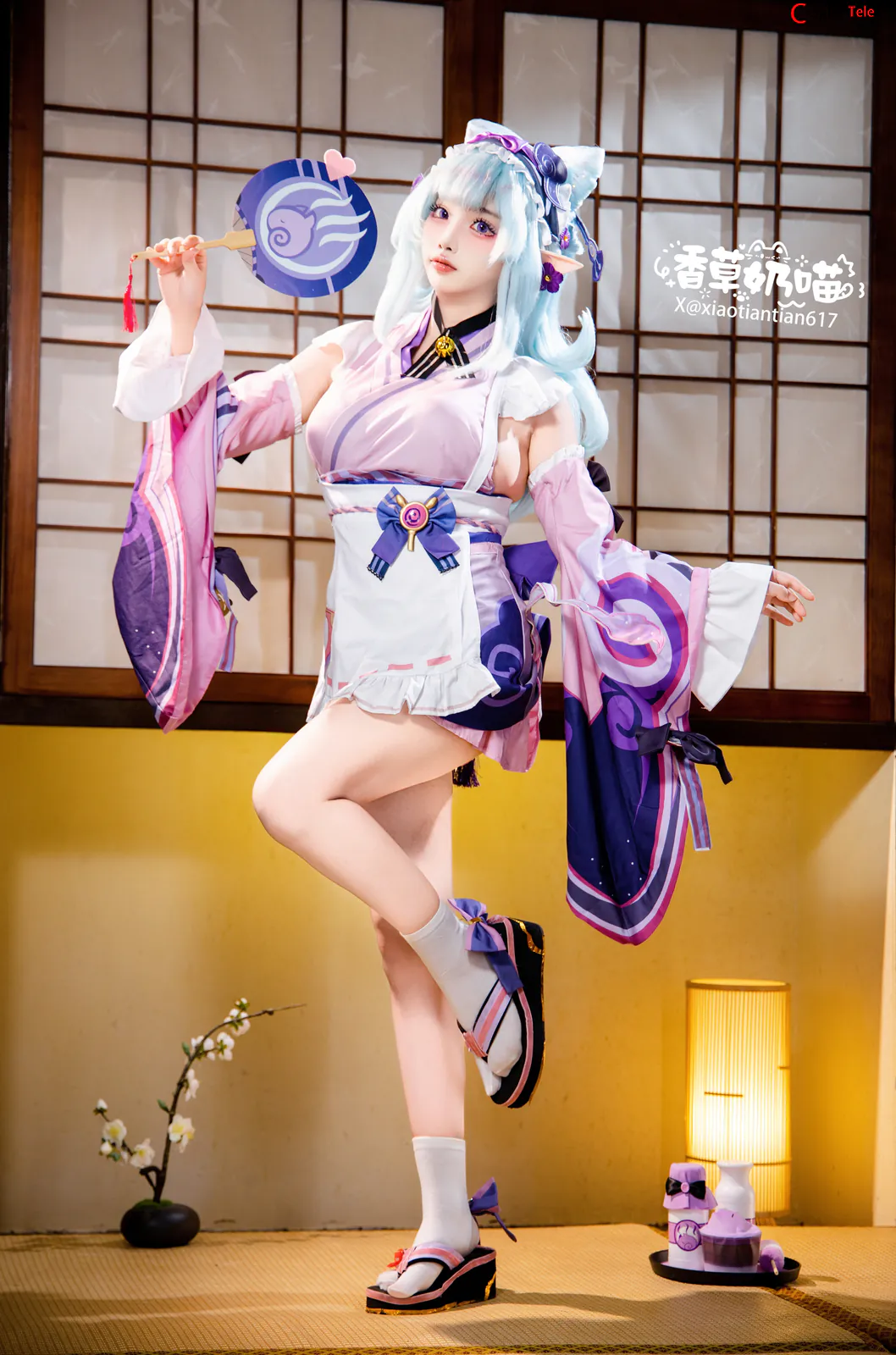 筱田甜 (xiaotiantian617) cosplay Yumemizuki Mizuki – Genshin Impact “178 photos” 第6张图