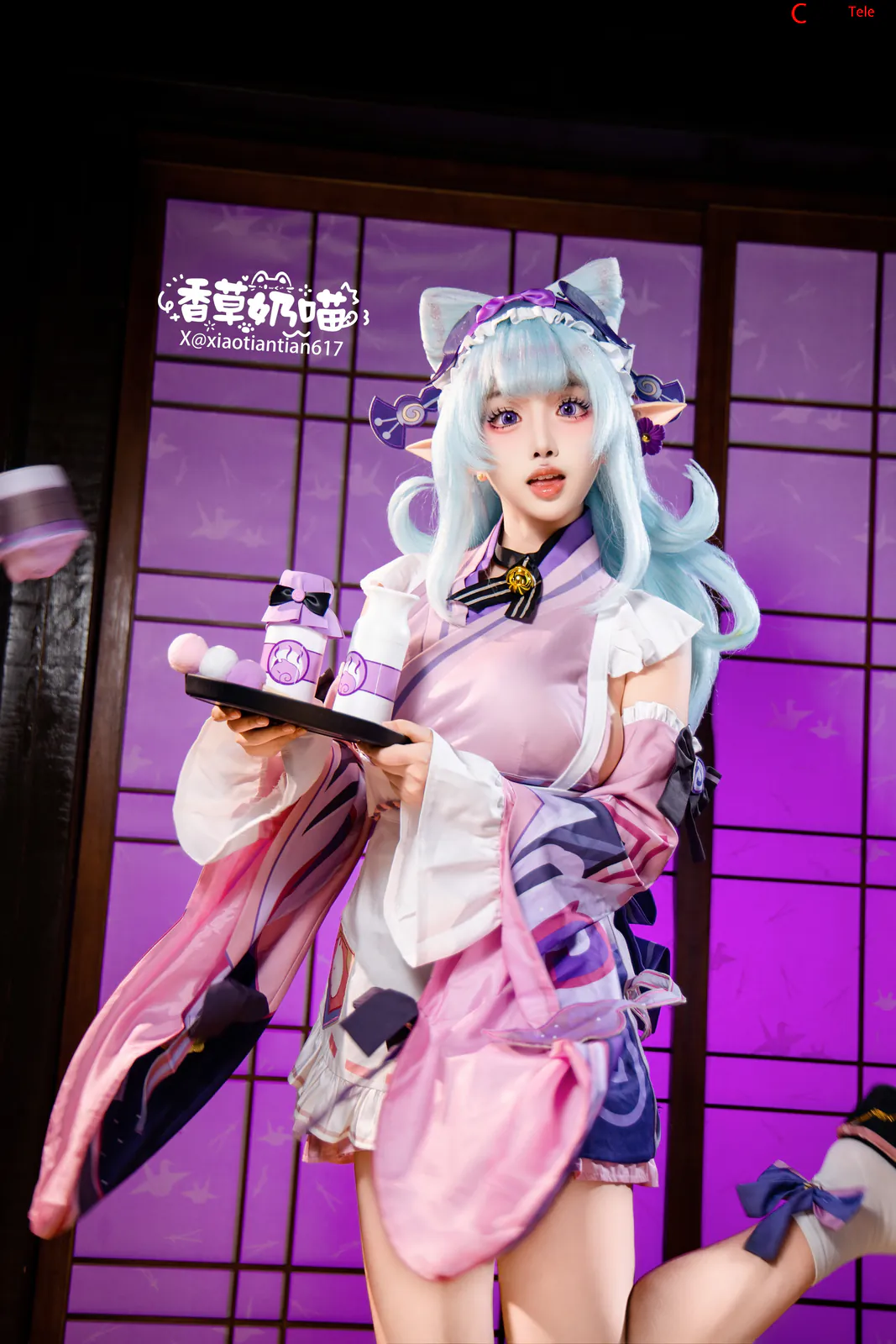筱田甜 (xiaotiantian617) cosplay Yumemizuki Mizuki – Genshin Impact “178 photos” 第82张图