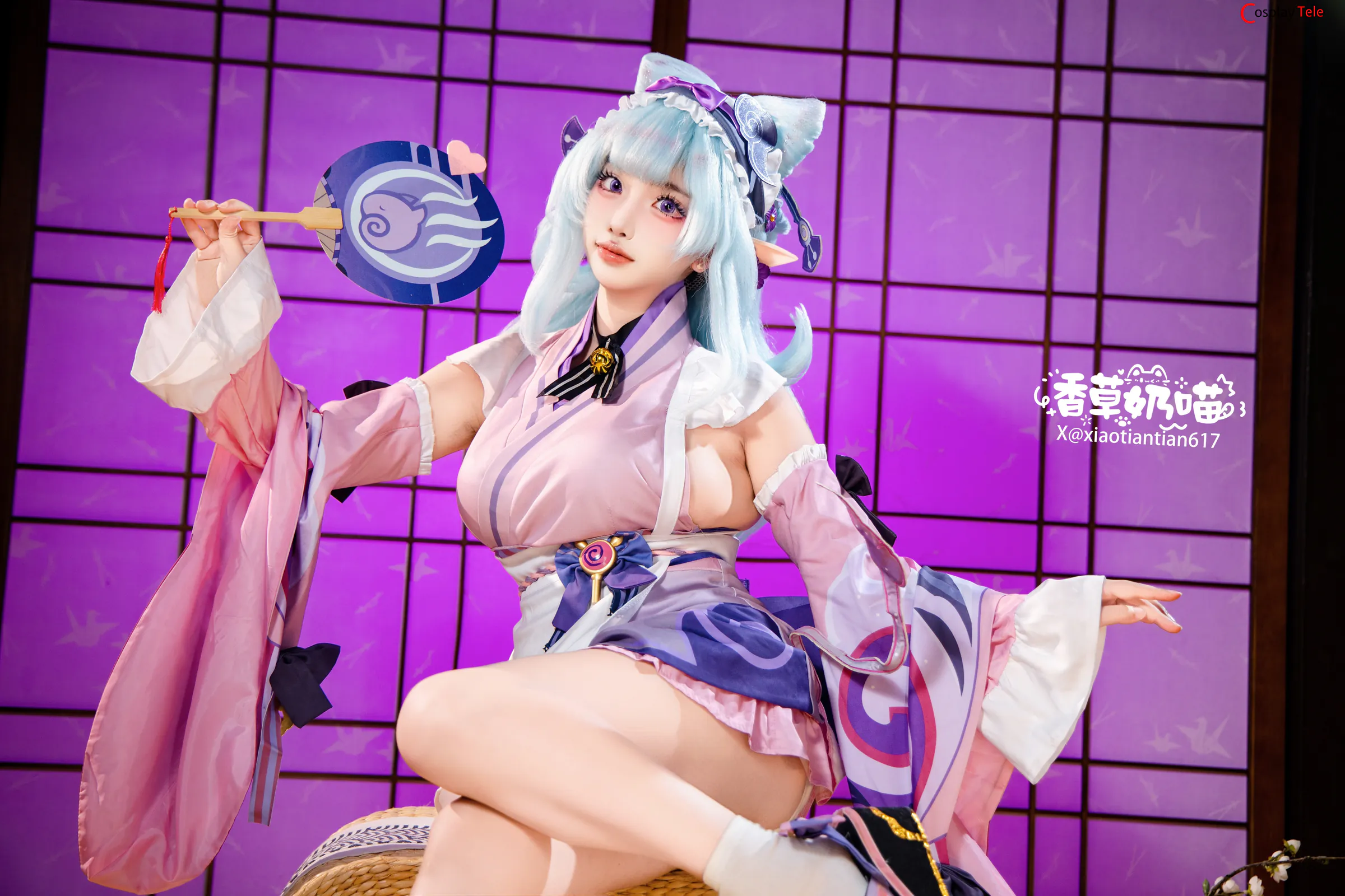 筱田甜 (xiaotiantian617) cosplay Yumemizuki Mizuki – Genshin Impact “178 photos” 第86张图