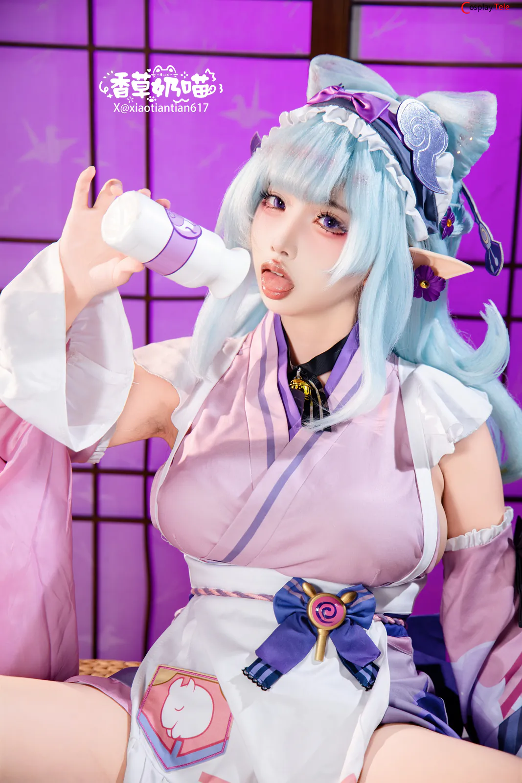 筱田甜 (xiaotiantian617) cosplay Yumemizuki Mizuki – Genshin Impact “178 photos” 第93张图
