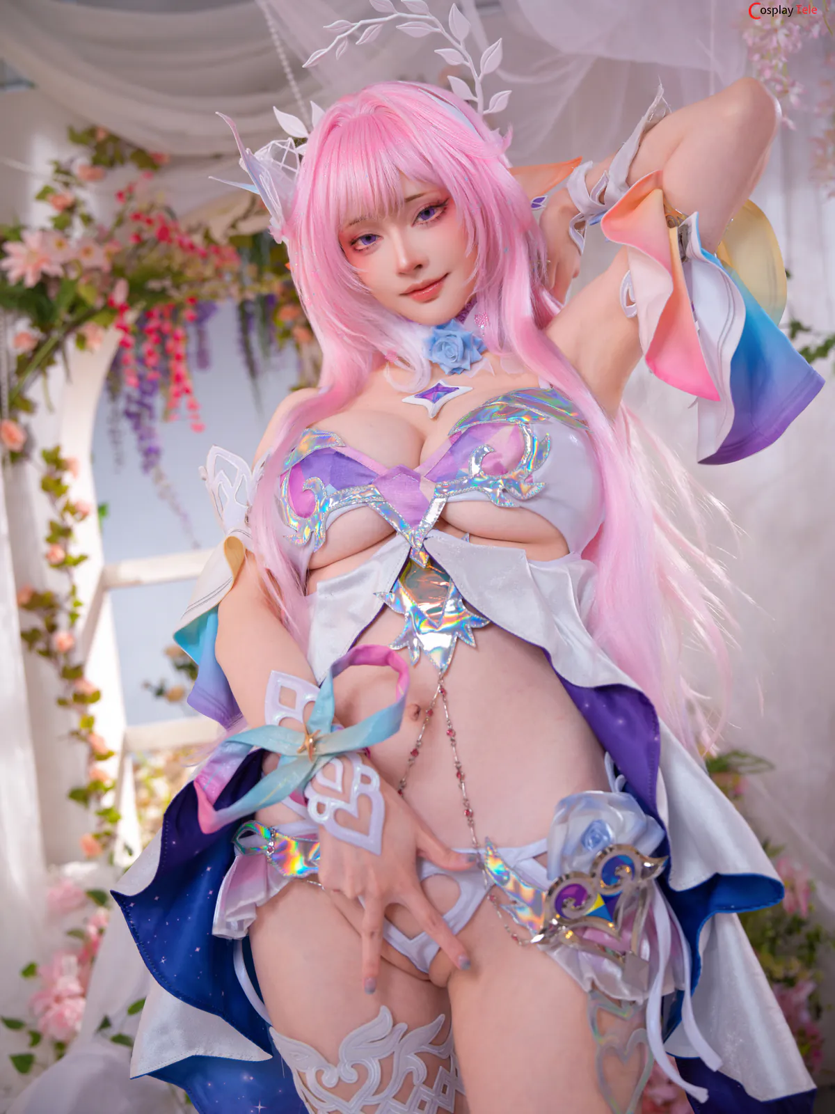Machi馬吉 cosplay Cyrene Swimsuit – Honkai:Star Rail “119 photos” 第18张图