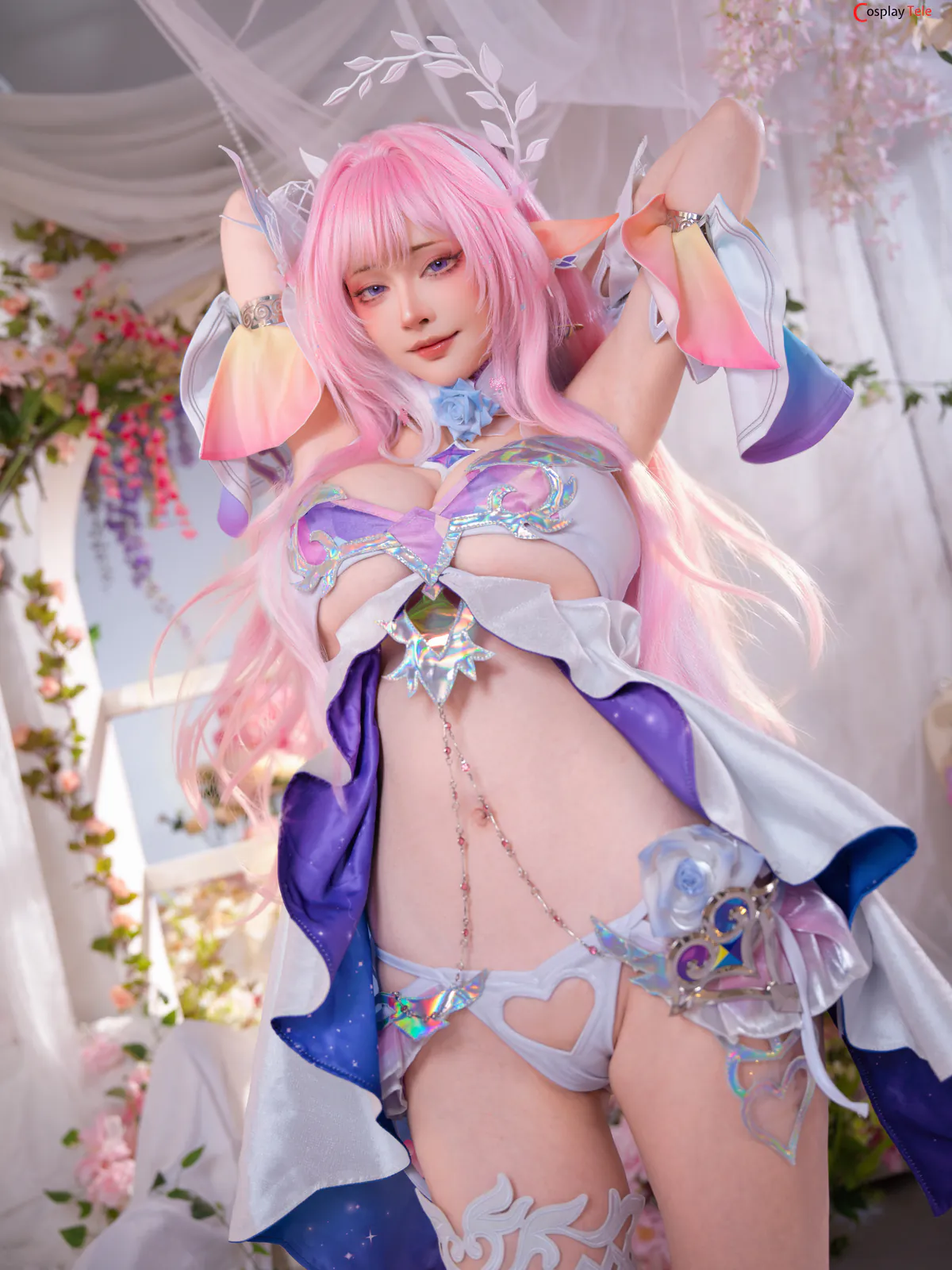Machi馬吉 cosplay Cyrene Swimsuit – Honkai:Star Rail “119 photos” 第19张图