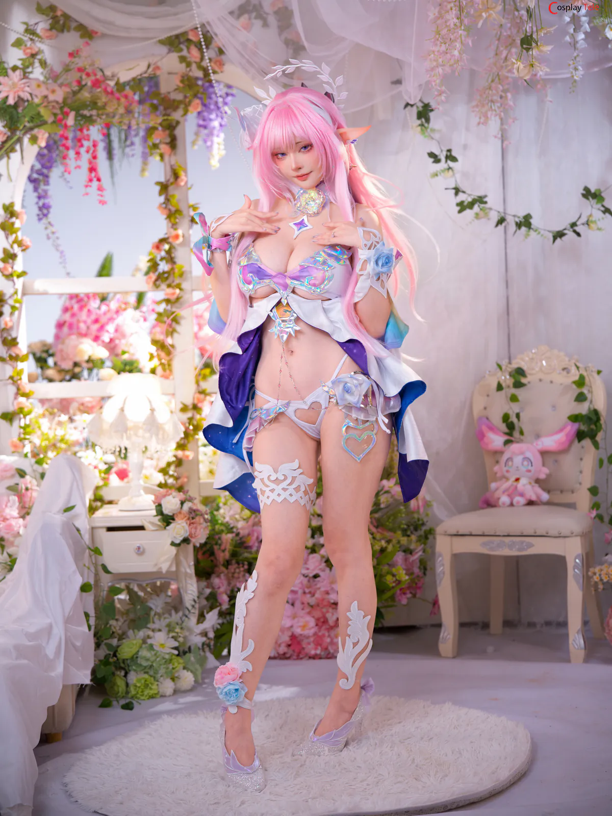 Machi馬吉 cosplay Cyrene Swimsuit – Honkai:Star Rail “119 photos” 第1张图