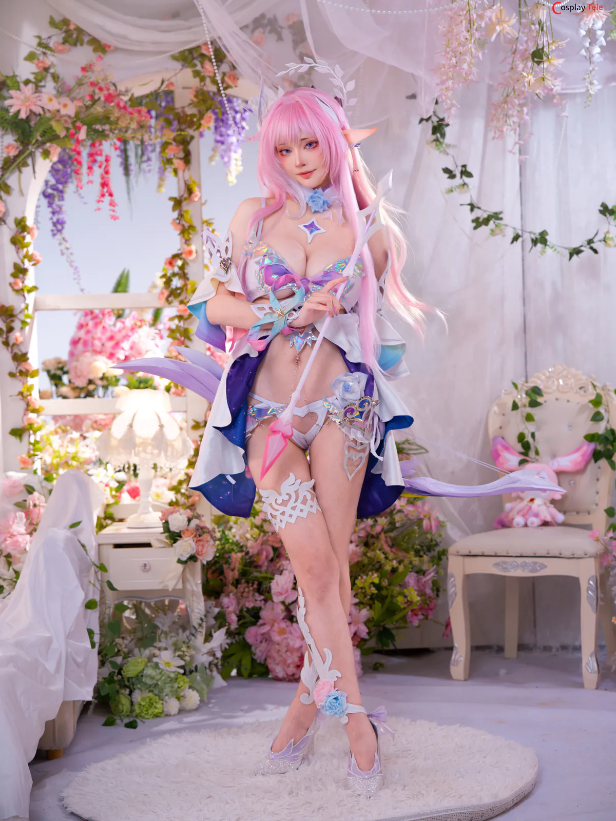 Machi馬吉 cosplay Cyrene Swimsuit – Honkai:Star Rail “119 photos” 第24张图