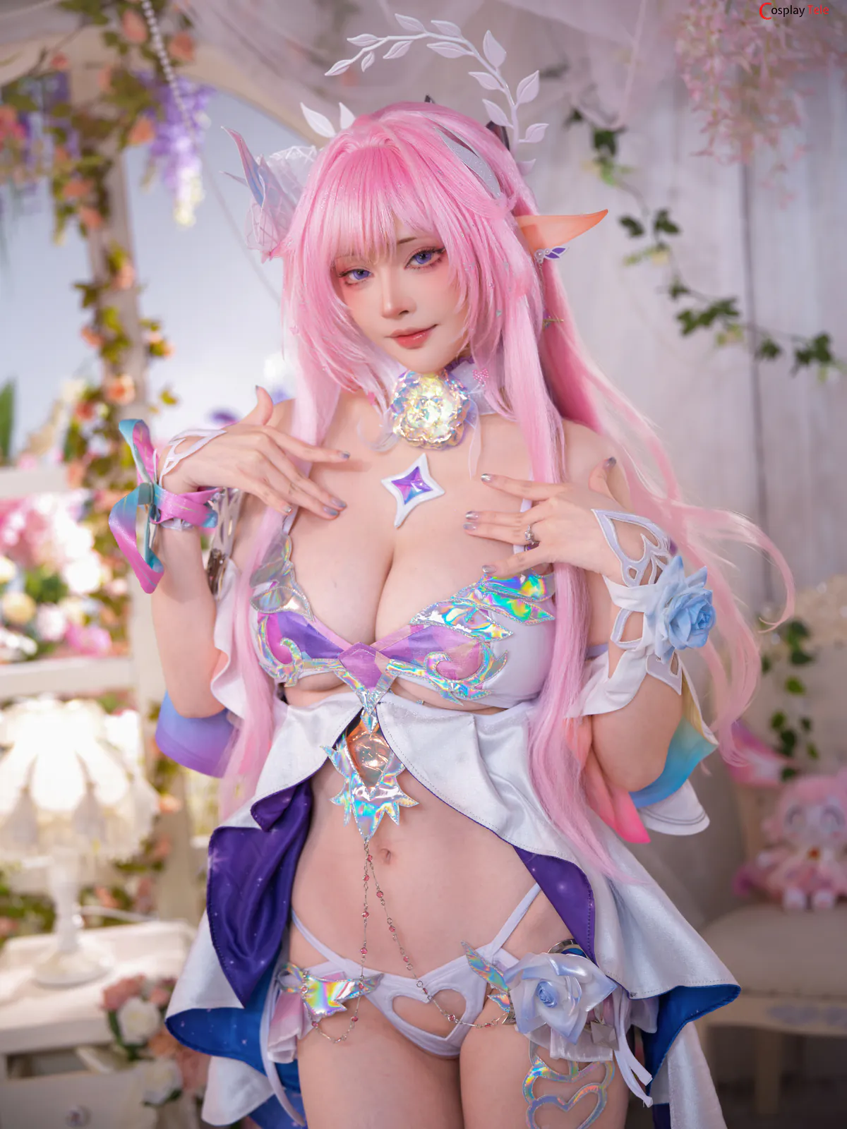 Machi馬吉 cosplay Cyrene Swimsuit – Honkai:Star Rail “119 photos” 第2张图