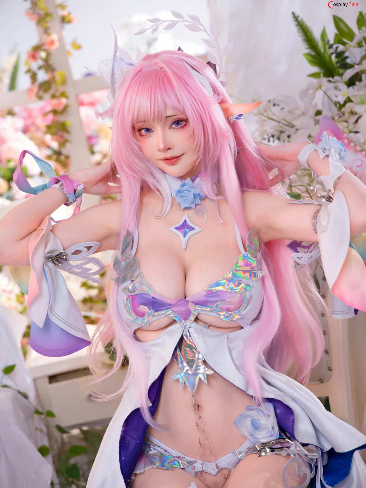 Machi馬吉 cosplay Cyrene Swimsuit – Honkai:Star Rail “119 photos” 第32张图