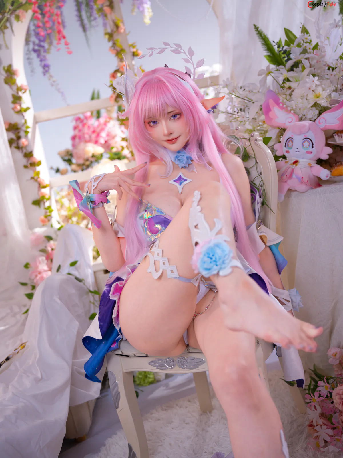 Machi馬吉 cosplay Cyrene Swimsuit – Honkai:Star Rail “119 photos” 第46张图