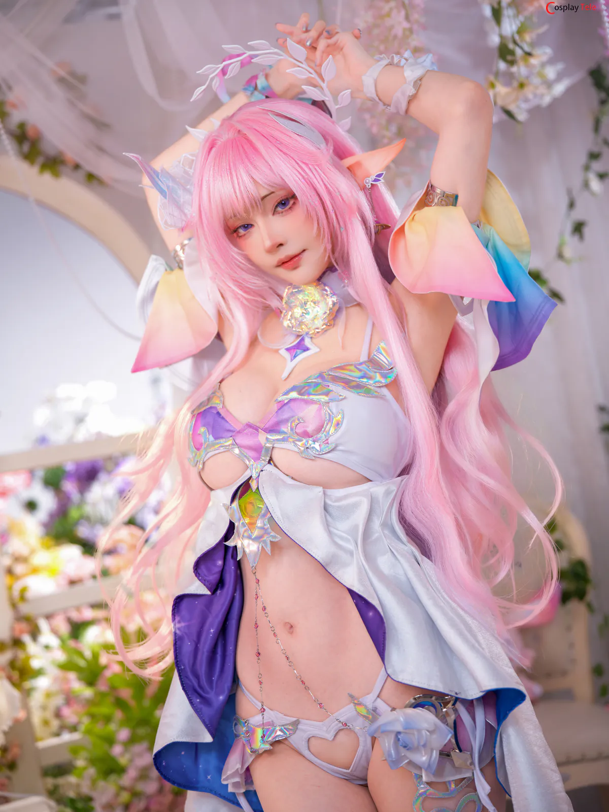 Machi馬吉 cosplay Cyrene Swimsuit – Honkai:Star Rail “119 photos” 第4张图