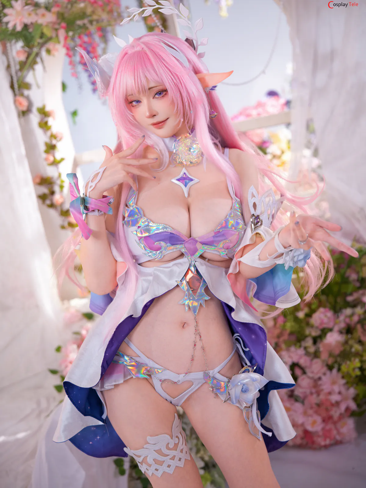 Machi馬吉 cosplay Cyrene Swimsuit – Honkai:Star Rail “119 photos” 第9张图