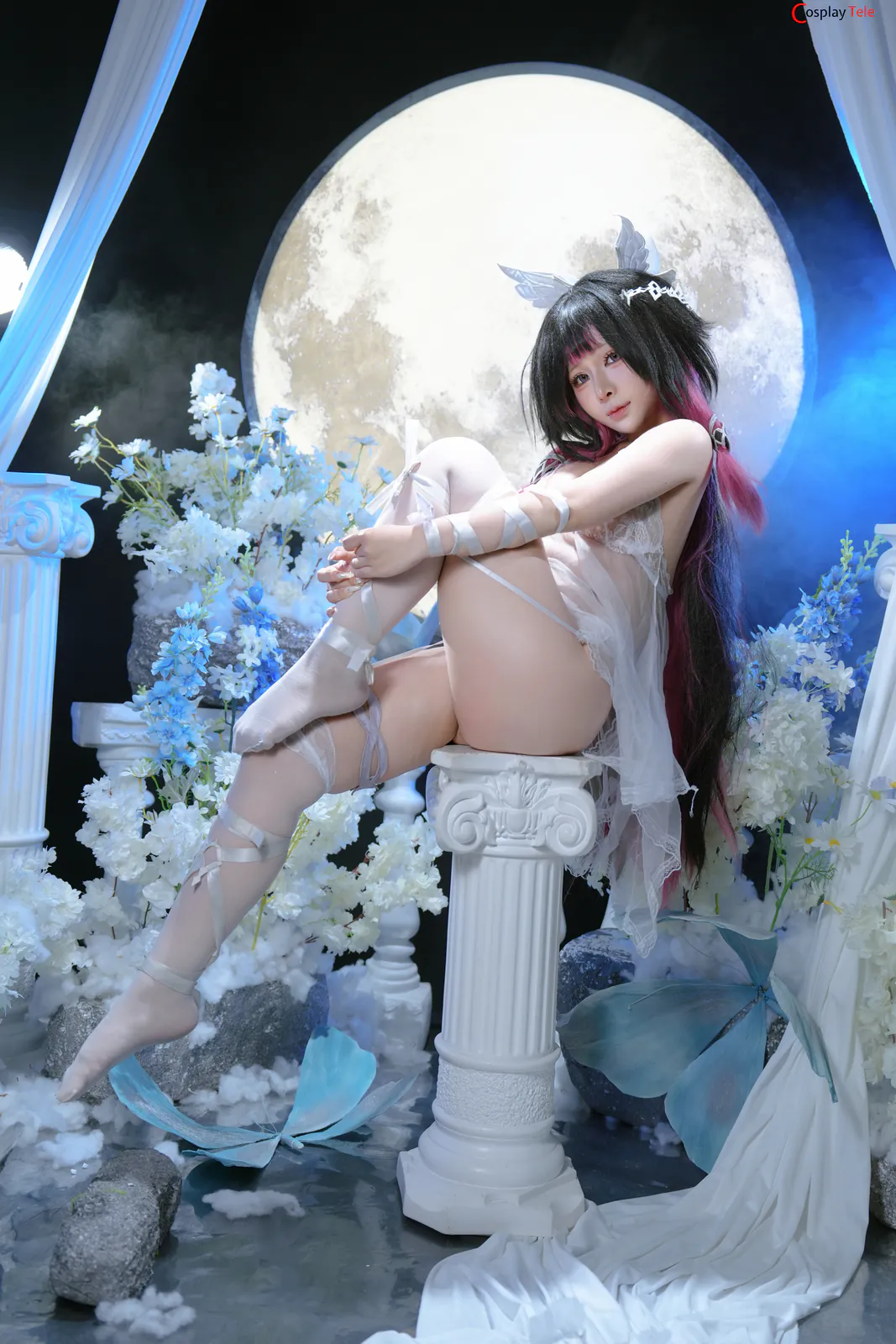 YanYan (ヤンヤン) cosplay Columbina – Genshin Impact “71 photos, 14 gifs and 1 video” 第13张图