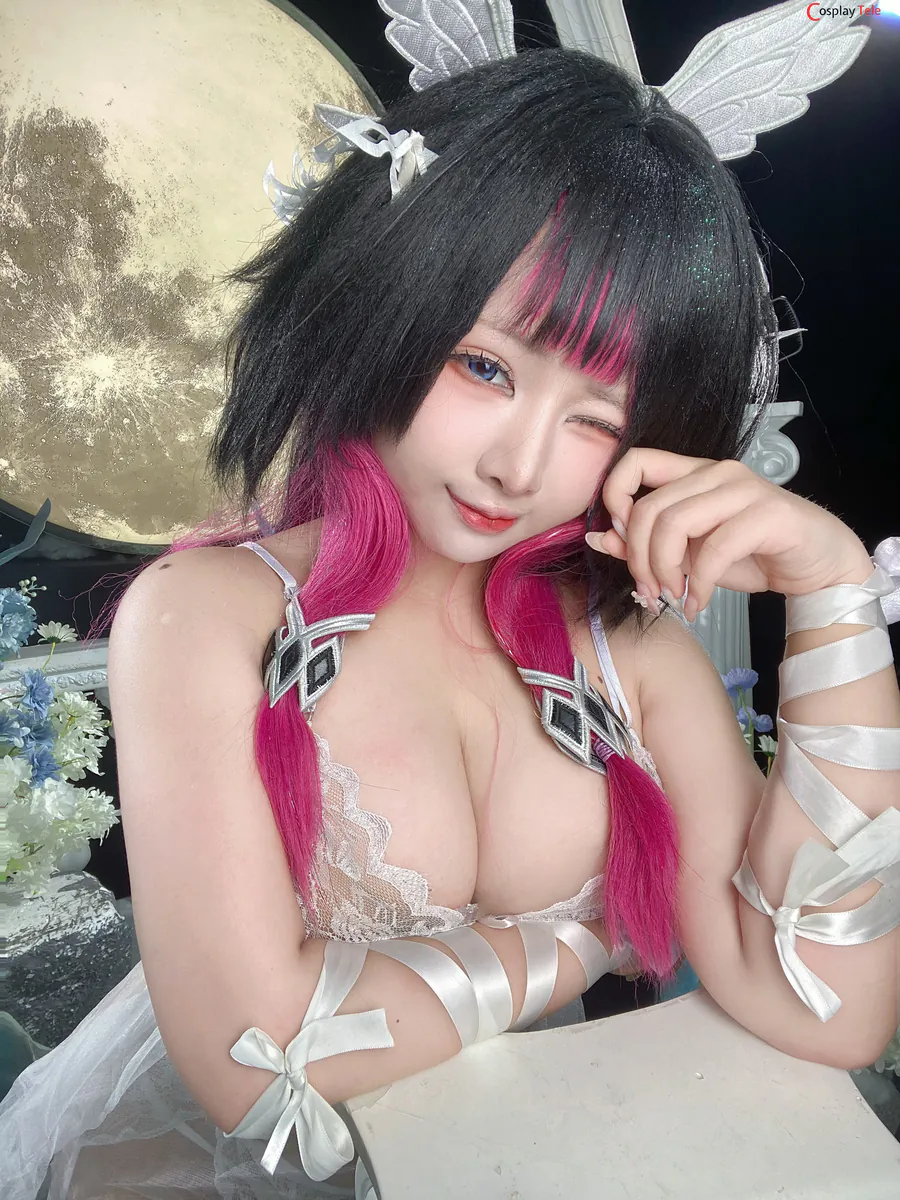 YanYan (ヤンヤン) cosplay Columbina – Genshin Impact “71 photos, 14 gifs and 1 video” 第65张图