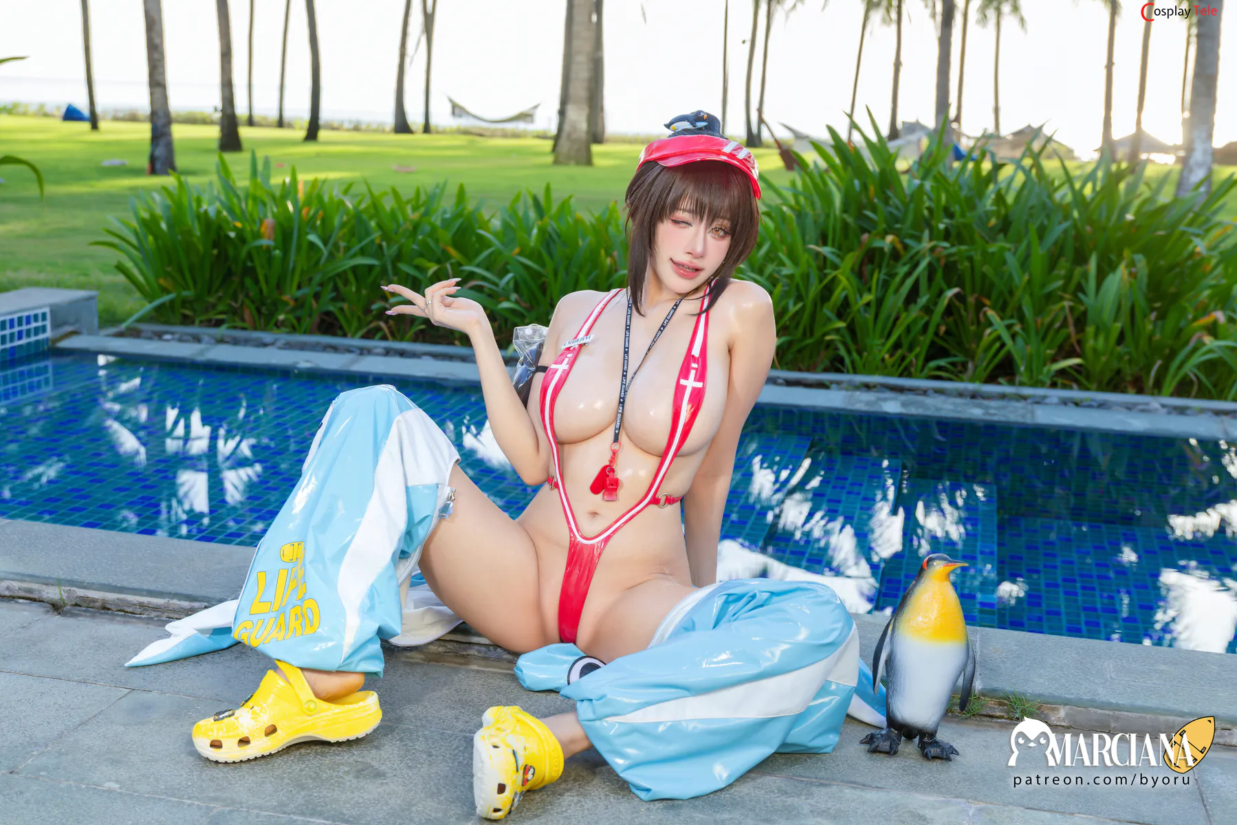 Byoru (ビョル) cosplay Marciana Marine Study – NIKKE “69 photos and 23 videos” 第24张图
