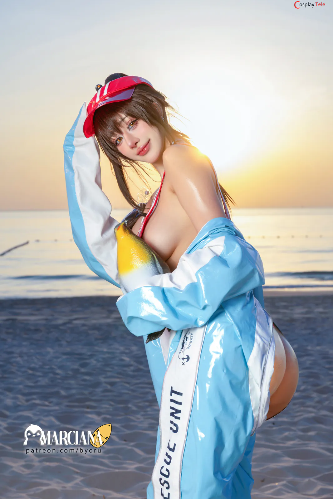 Byoru (ビョル) cosplay Marciana Marine Study – NIKKE “69 photos and 23 videos” 第5张图
