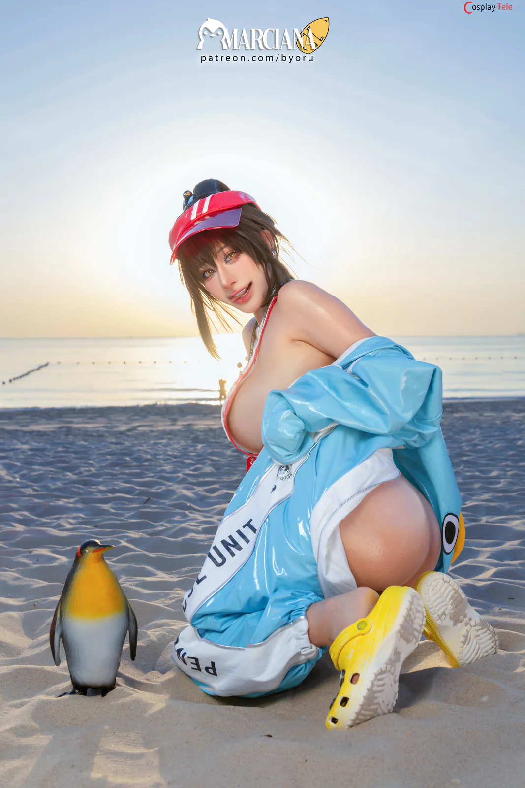 Byoru (ビョル) cosplay Marciana Marine Study – NIKKE “69 photos and 23 videos” 第9张图