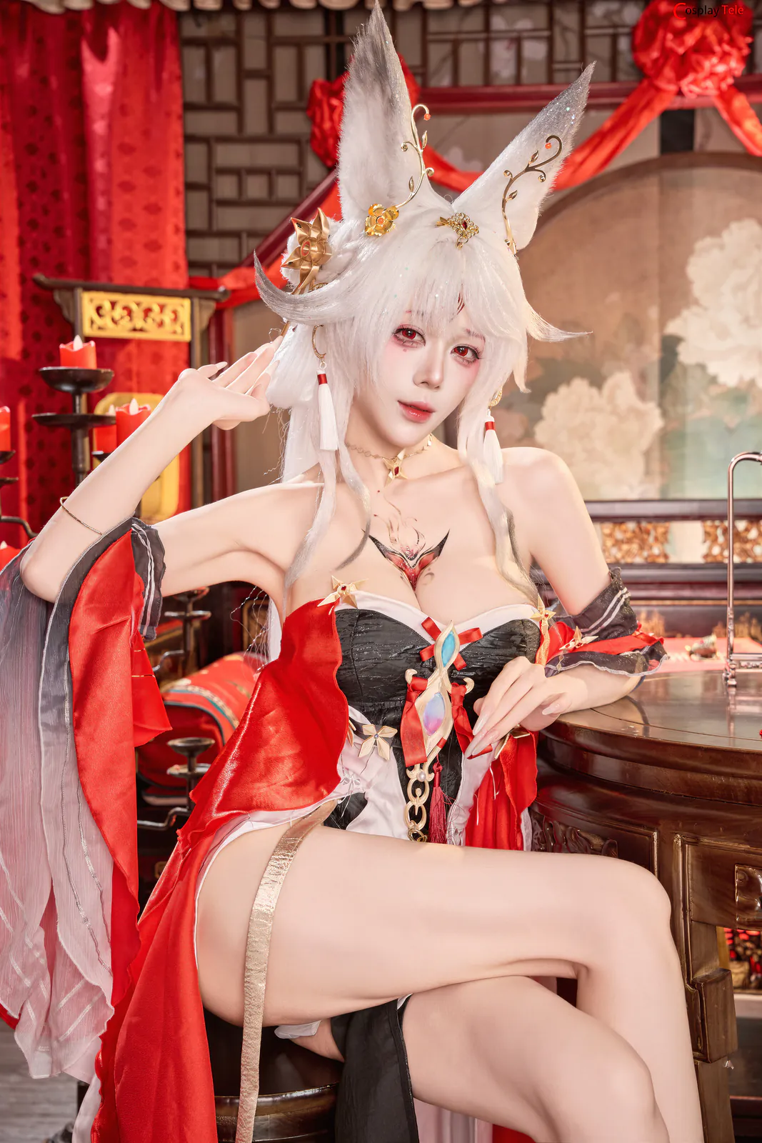 九言 (Jiu Yan) cosplay Hsin – Wuthering Waves “72 photos and 2 videos” 第1张图